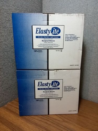 Elasty Lite Latex Free Surgical Gloves Size 8 qty 100