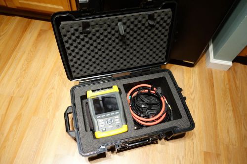 WORKING FLUKE 435 POWER QUALITY AND ENERGY ANALYZER w/ FLUKE I430 CALIBRATE 2013