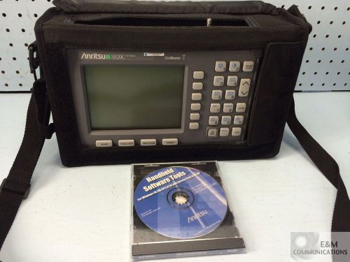 Anritsu s820c site master microwave transmission line analyzer option 5 for sale