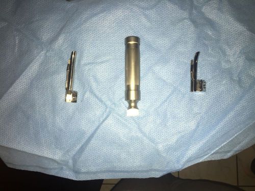 LARYNGOSCOPE with HANDLE  MILLER BLADE #0 + 1  ANESTHESIA SET