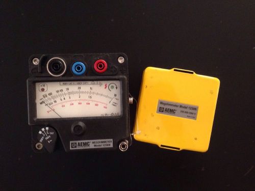 Aemc megohmmeter model 1250n for sale