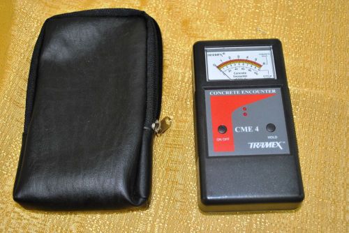 Tramex CME4 Concrete Cement Moisture meter Encounter Flooring Roofing Tools MINT