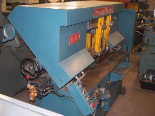 #9543: Used Peerless Horizontal Semi Auto Bandsaw Fabrication Equipment 1100