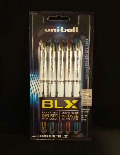 Uni-ball Vision Elite Blx Rollerball Pens - Bold Pen Point Type - 0.8 - 1832404