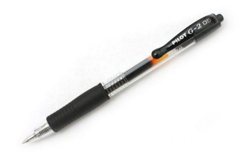 40 PILOT G2 .5MM ultra fine  BLACK  GEL ROLLERBALL PENS Sale!