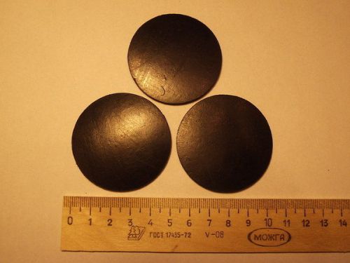 3 pcs. x OD 50mm x 3mm GASKET RUBBER MATERIAL SBR Black Washer Sheet Strip