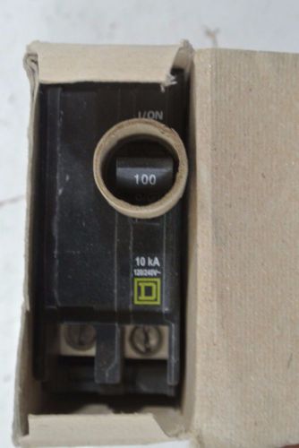 Square D 2 Pole 100 Amp 120/240 Volt Circuit Breaker Cat: QO2100 NIB