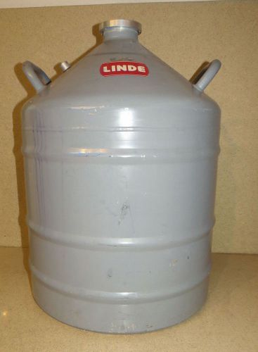 LINDE UNION CARBIDE  LIQUID NITROGEN DEWAR CRYOGENIC TANK MODEL LR-31