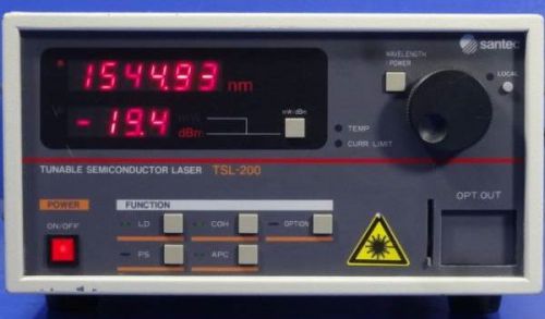 santec TSL-200 TUNABLE SEMICONDUCTOR LASER Make Offer!!!