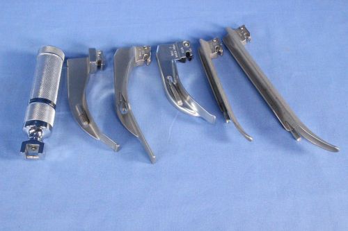 Welch Allyn Laryngoscope Set with Miller Blades and Warranty