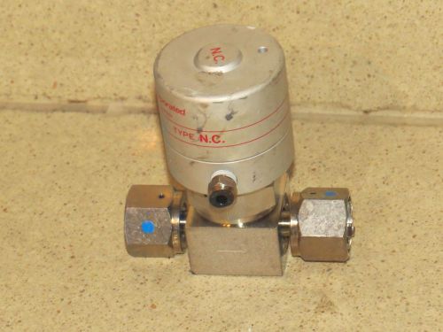 FUJIKIN INC PNEUMATIC VALVE TYPE NC - O.P. 0.34-0.49 MPa (W23)