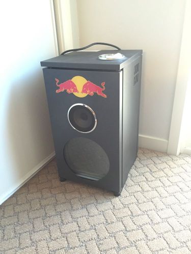 RED BULL MINI FRIDGE DJ SPEAKER COOLER REFRIGERATOR