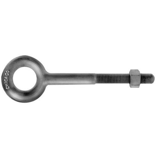 CHICAGO HARDWARE 08059 0 Galvanized Nut Eye Bolt-Type:Regular Eye Bolts