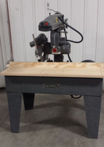 14&#034; DeWalt Radial Arm Saw Saw Model GA, Single Phase