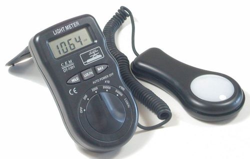 Ruby electronics dt-1301 digital lcd lux foot-candle luxmeter light meter for sale