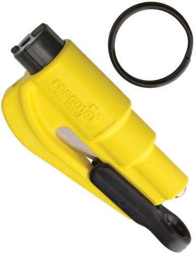 LifeHammer ResQMe Key Chain Belt Cutter Window Breaker Yellow LH02121