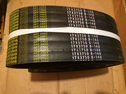 V BELT 17 x 3750 B-148 MITSUBOSHI TEXTILE INDUSTRIAL BELT BRAND NEW