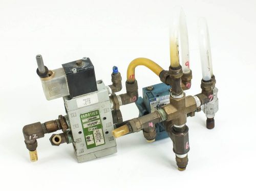 Numatics pnumatic solenoid valve with mac 55b-22-ra remote air valve (l23ba452b) for sale