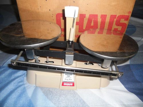 Ohaus Scale Double Beam Harvard Trip Balance 1341-01 Original Box 2kg-5pds EUC