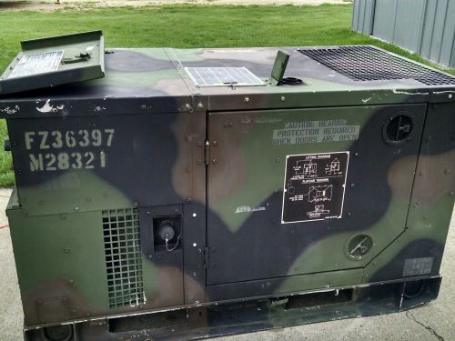 Military fermont mep-803a 10 kw 60hz diesel engine generator set, runs great!!!! for sale