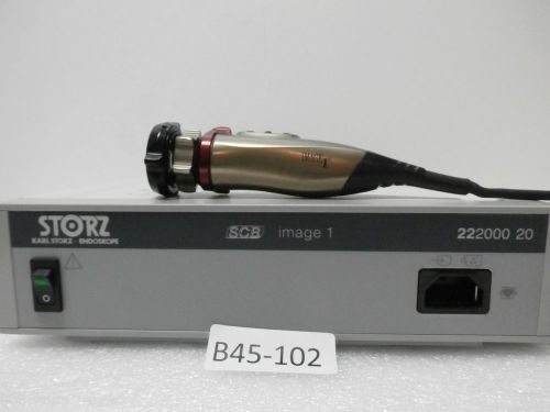 Storz Image 1, 22220140 NTSC A3 Camera head W-Coupler,22200020 SCB Image Console