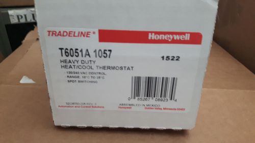 Honeywell t6051a - 1057  thermostat - heat / cool   new in box for sale