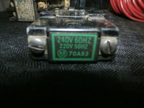 Allen Bradley Coil 70A83 220/208vac 50/60hz