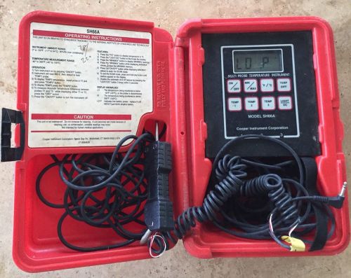 Cooper Instrument Multi-Probe Digital Temperature Instrument SH66A