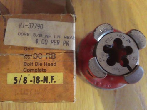 NEW Ridgid 500B Bolt Threading Dies 5/8 18 Nf  00-rb