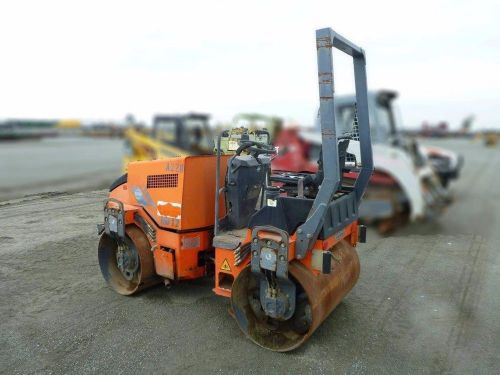 2006 hamm hd12 tandem vibratory roller smooth drum asphalt paving (stock #1825) for sale