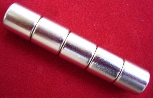 5 N48 NEODYMIUM MAGNETS-3/8&#034; x 3/8&#034; - Cylinder