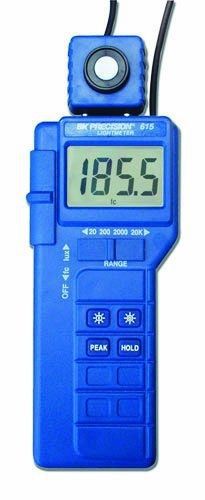 B&amp;K Precision 615 Compact Digital Light Meter, 2 Measuring Ranges