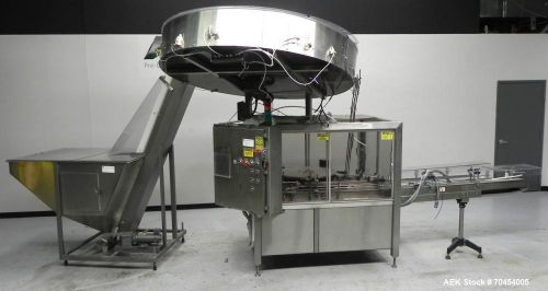 Used- Omega Design Model 5D-RP3-20 Bulk Bottle Unscrambler. Capable of up to 400