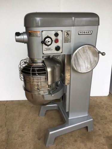 Hobart mixer D340 40 quart  Qt Bowl Dough Batter Floor VIDEO OSHA Bowl  Guard