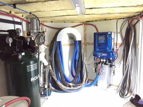 Contractor spray foam rig w/ graco reactor 2 e30 (barely used spray foam rig) for sale