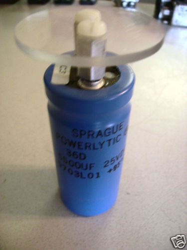 SPRAGUE POWERLYTIC 36 D 5500UF 25VDC CAPACITOR