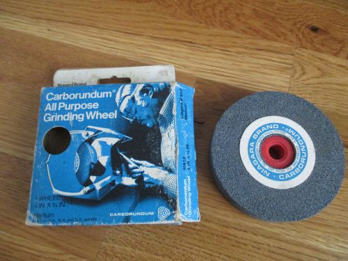 CARBORUNDUM ALL PURPOSE GRINDING WHEEL, 4&#034; X 3/4&#034; X 1/2&#034; Spindel, MEDIUM HA18