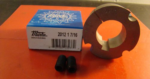 Martin, Tapered Bushing, Steel, Keyed Shaft, Qty. 3 Ea, 2012 1 7/16, USA/HO2/RL