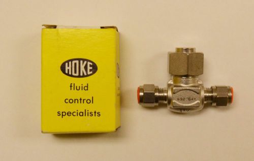 New Hoke 1/8&#034; Gyrolok 6320 G2B Removable Filter Housing, Brass