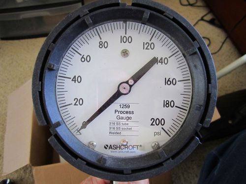 ASHCROFT PROCESS GAUGE 1259 / 200 PSI