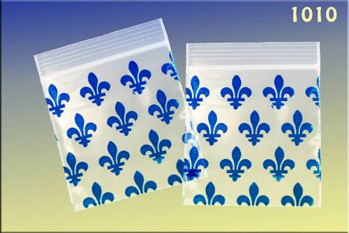 Zip Lock baggies 1.0x1.0 (1000/pk) - Fleur de Lys