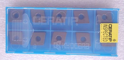 LOT OF 10 KYOCERA CERATIP CNGA120408 CNGA432 KS500 CERAMIC INSERTS