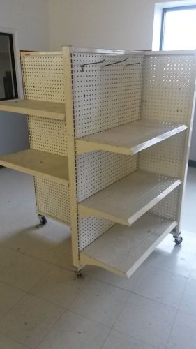 Merchandise Display Shelving on Wheels