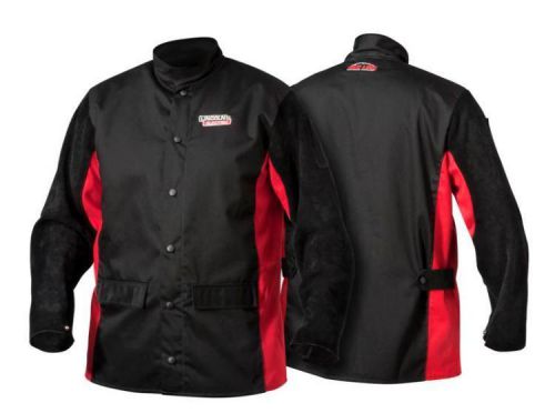 Lincoln Electric Medium  K2986 Shadow Split Leather Sleeved Jacket