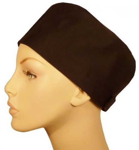 Sparkling Earth Hook &amp; Loop Back Chef Beanie Black or White - MADE IN THE USA