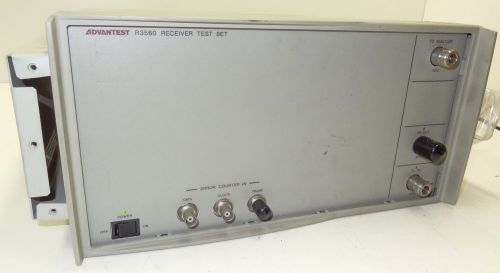 ADVANTEST R3560 RECEIVER TEST SET LABORATORY 300VA MAX MADE IN JAPAN