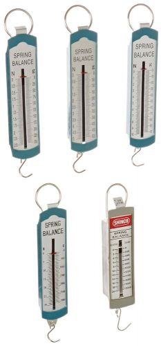 Ajax Scientific 5 Piece Spring Scale Set Adjuster Suspension Ring and Load Hook