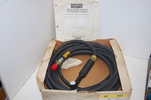 New Heliarc 46V29R 25&#039; TIG Welding Torch HW-26R