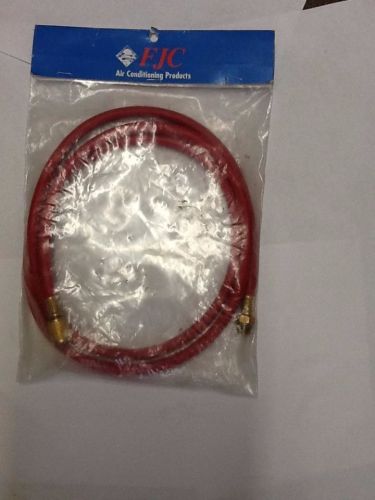 Fjc products refrigerant charging hose 72&#034; red r134a for sale