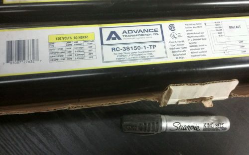 Advance RC-3S150-1-TP Ballast Class P Type HL 120V 60Hz NIB FREE SHIP